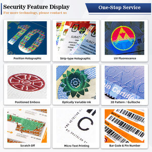 Impresión de Vales de Regalo Anti-Falsificación, Cupones de Descuento, Certificados de Regalo de Papel de Alta Seguridad, Conjuntos Individuales Personalizados - Product Image 3