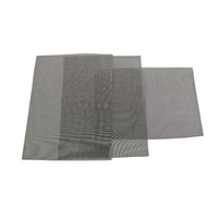 Maille de fil métallique tissée en acier inoxydable, tissage uni, bord renforcé, bandes à crochets prêtes pour les applications de filtre-presse, tamis rotatif à tambour
