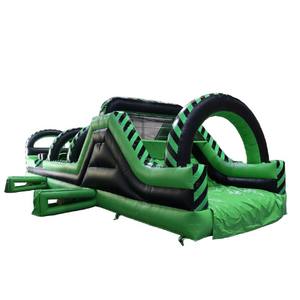 Parcours d'obstacles gonflable commercial de haute qualité en PVC <span class=keywords><strong>pour</strong></span> l'extérieur, toboggan gonflable <span class=keywords><strong>pour</strong></span> la <span class=keywords><strong>location</strong></span> - Product Image 2