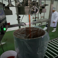 Remplisseuse de fûts aseptique automatique industrielle pour produits hautement visqueux, machine de remplissage de boissons et de pâte de tomate en acier inoxydable SUS304