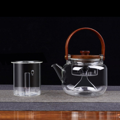 Plain cooking pot with beam