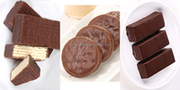 Refroidisseur industriel de revêtement de convoyeur de chocolat petit Cookie de chocolat enrobant la machine de tunnel de refroidissement de gelée