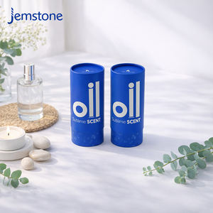 Emballage en tube de papier kraft biodégradable et écologique imprimé sur mesure pour les cosmétiques, parfums, crèmes de soin, poudres en vrac, maquillage - Product Image 1