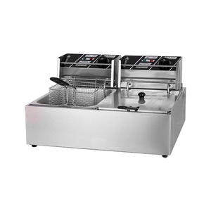 Friteuse à hot-dogs professionnelle pour restaurant, friteuse commerciale ouverte pour poulet frit AM-CD8F201, friteuse de table électrique - Product Image 5