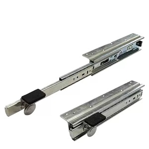 Concealed Telescopic Dining <b>Table</b> Track 350mm Extendable For Dining <b>Table</b> Desk Study Bar Carbon Steel Minimalist Design - Product Image 5
