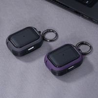 Nouvelle couverture manchon en Fiber de carbone pour Air Pods 4 étui Air Pod Pro 2 housse de protection Airpods 3 étui pare-chocs accessoires pour casque