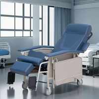 Chaise de traitement médical multifonctionnelle mobile professionnelle YGCX05 populaire pour la dialyse sanguine, le prélèvement sanguin et les dons