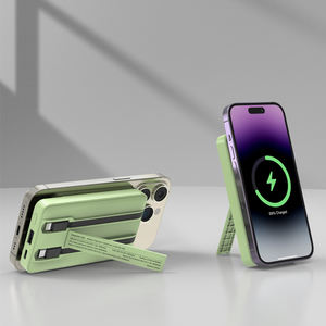 Banco de Energía Inalámbrico con Diseño de Espejo, 10000mAh, PD22.5W, QC18W, Indicador LED, Cable Doble, Carga Súper Rápida para iPhone, Última Tendencia - Product Image 2