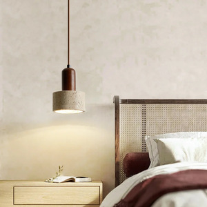 Japanese Wabi Sabi Style Pendant Light Round Led Chandelier 12x18cm For Hotels And Guesthouses - Product Image 2