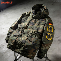 Écusson tactique brodé Aigle Allemand avec fixation auto-agrippante pour casquettes, vestes, sacs à dos et accessoires de camouflage