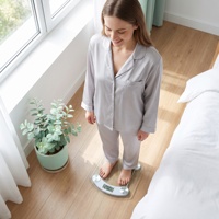 Báscula de Baño Digital con Cuerpo de Vidrio Templado y Sensores de Alta Precisión, Báscula de Baño Digital para Fitness