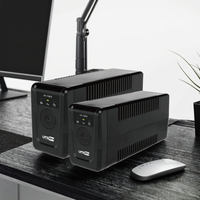 Line Interactive UPS 650va Batterie au plomb intégrée pour ordinateur avec écran LCD ou LED