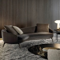 Einzels ofa stuhl im italienischen Stil Luxus-Lazy-Stuhl aus echtem Leder für Balkon/Wohnzimmer Custom Fabric Light Home Leisure Chair