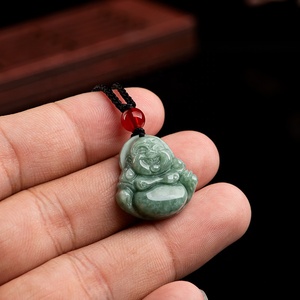 Jadeite Natural Buddha Liontin Fashion Wanita High-End Perhiasan Giok Grosir FG47 - Product Image 4