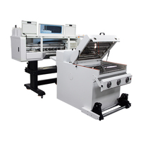 Imprimante DTF haute vitesse 24 pouces avec agitateur de poudre, machine d'impression de t-shirts multicolores fluorescents, double tête d'impression I3200