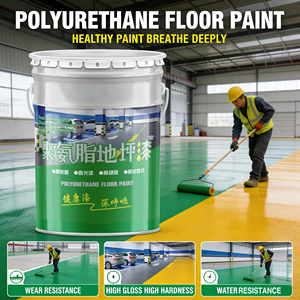 Polyurethane Floor <b>Paint</b>, Wear-resistant <b>Waterproof</b> Concrete Floor Coating for Factory Workshop Warehouse - Product Image 5