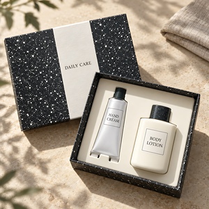 Custom <b>Lid</b> & Base Rigid <b>Gift</b> <b>Box</b> Packaging for Body Lotion & Hand Cream - Product Image 3