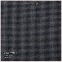 Tissu de costume en laine mérinos peignée teinte en fil de qualité supérieure, mélange de laine/polyester tissé pour costumes homme