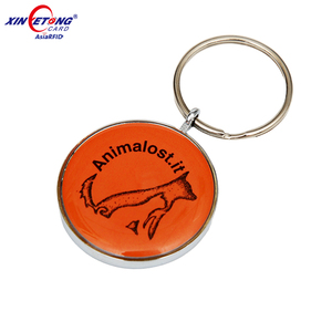 Encoding Hotel PVC+Epoxy Material Custom <strong>QR</strong> <strong>Code</strong> <strong>Keychain</strong> and URL Programmable RFID Epoxy Tag - Product Image 5