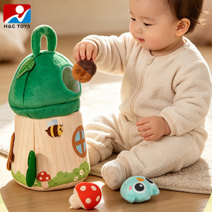Casa a Forma di Fungo dei Cartoni Animati con 6 Peluche, Gioco per Bambini con Bambole Imbottite - Product Image 2