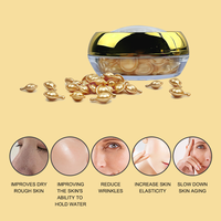Oem Huidverzorging Glow Facial Serum Capsules Anti-Rimpel Anti-Aging En Hyaluronzuur Ceramide Retinol Serum Capsules Voor Gezicht