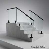 Clôture en verre sans cadre moderne Aleader avec embout réglable en acier inoxydable 2205 pour balustrades de terrasse