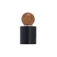 Flacons de parfum en verre de luxe de haute qualité, forme personnalisée avec logo, 30ml 50ml 100ml, bouchon à vis, diffuseur à bâtonnets, vides, MOQ 1000 pièces