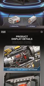 ชุดตัวต่อเครื่องยนต์ Pratt&Whitney F135-PW-900 Turbofan รุ่น <span class=keywords><strong>F35B</strong></span> ของขวัญคริสต์มาสสุดสร้างสรรค์ ของเล่นเครื่องยนต์เพื่อความบันเทิง - Product Image 6