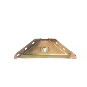 Soporte Triangular de Níquel para Cabello de Repisa, 95mm de Largo, con Orificios de 5mm y 6mm para Conexión de Soportes de Estantes - Product Image 4