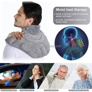 2024 produk baru berat Spa Lavender menenangkan lembab bantalan pemanas microwave Herbal diisi leher dan bungkus bahu - Product Image 4
