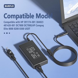 Adaptateur secteur 135W / Chargeur pour <span class=keywords><strong>ordinateur</strong></span> portable EliteDesk 705/800 G1-G3 Elite 8300/8200/8000/7900/7800 (19.5V 3.0A 240V) - Product Image 2
