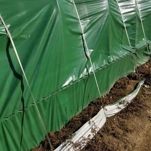 УФ-устойчивая поли ветрозащитная пластиковая рулонная двухцветная пленка черный белый парниковый пластик - Product Image 5