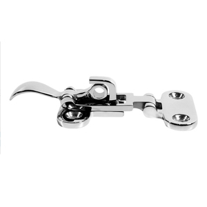 Pince de fixation anti-tintement pour trappe de bateau en acier inoxydable 316 - Loquet de porte de qualité marine poli miroir pour yachts et voiliers - Product Image 6