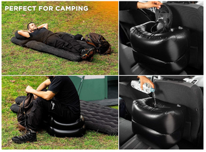 Giá sỉ nhà máy Máy bơm hơi Nệm hơi gấp gọn cỡ King chống thấm nước - Product Image 4