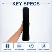 Régleur de pression de balle à contrôle précis avec double compatibilité pour tennis et padel, recharge USB pour magasin