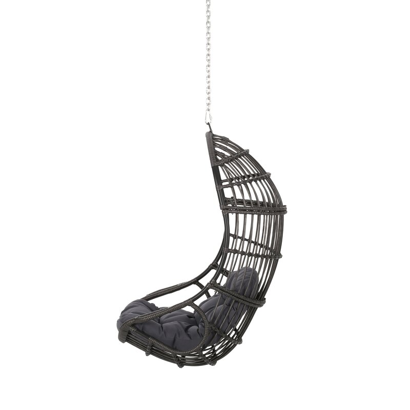 Hot sale outdoor swing patio swing chair rattan porch swing