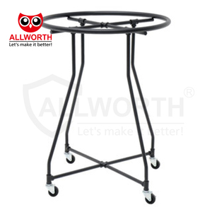 Hot Sale Floor Standing White Metal Frame <span class=keywords><strong>4</strong></span> Way Vestuário <span class=keywords><strong>Display</strong></span> <span class=keywords><strong>Rack</strong></span> com bandeira reta braços - Product Image 5
