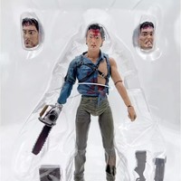 Figur Aksi NECA Movie Series Evil Dead 2 Edisi Terbatas PVC 7 Inch Model Display Kotak Berwarna