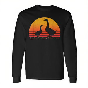 T-shirt a maniche lunghe Goose Retro Vintage Sunset - Product Image 2