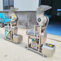Grote commerciële industriële sapcentrifuges met hoge productiviteit voor fruit en groenten, geschikt voor appels en ananas.