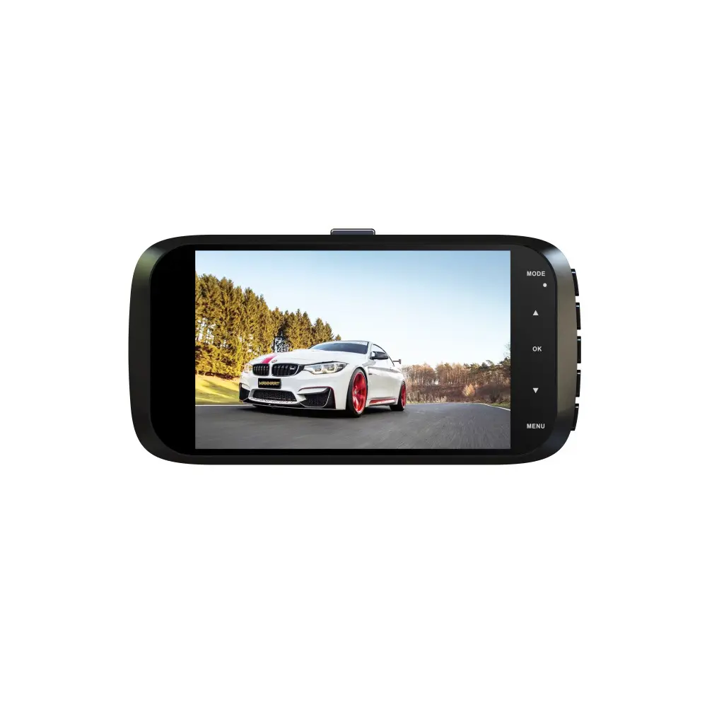 대시 캠 FHD 1080P 4 인치 자동차 DVR 듀얼 렌즈 카메라 GPS G 센서 자동 비디오 레코더 두 카메라 후방 DVR