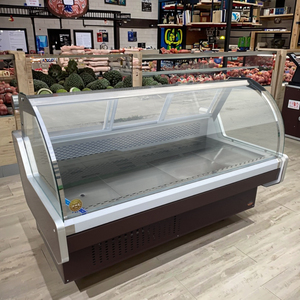 Refroidisseur d'affichage d'équipement de réfrigération de supermarché commercial <span class=keywords><strong>boucherie</strong></span> affichage congélateur centre commercial affichage refroidisseur - Product Image 2
