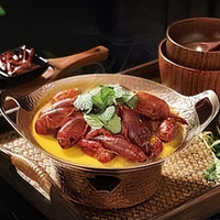 Chauffe-plats de luxe en or pour restaurant, hôtel, buffet, chauffe-plats pour aliments