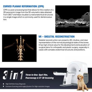 جهاز مسح بالقطع المعدني المحوسب للتصوير الطبي للحيوانات من الجهة المصنعة EURVET جهاز مسح CT من 64 قطعة جهاز مسح CT للكشف على الحيوانات الأليفة - Product Image 4