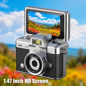 Mini Cámara de Mano con Correa, Grabación de <span class=keywords><strong>Video</strong></span> en <span class=keywords><strong>Bucle</strong></span> de 720P, Opciones Multicolor, Regalo de Navidad, Cámara para Niños, Cámara Pequeña - Product Image 5