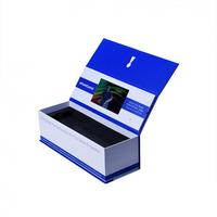 Personnalisé 2.4 4.3 5 7 10 Pouces En Cuir LCD Vidéo Boîte Cadeau Vidéo Brochure Boîte Lcd Affichage Vidéo Numérique Voeux Musique Coffrets Cadeaux