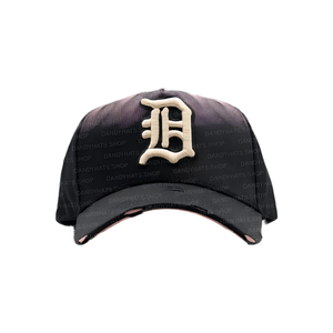 Dandy Mũ OEM tùy chỉnh Rhinestone ban đầu gorra Dandy Mũ Halloween Bộ sưu tập màu đen 5 Bảng bóng chày Mũ da lộn Dandy mũ - Product Image 3