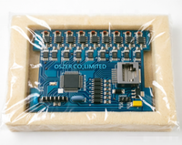 Diseño Independiente Oszer, Pruebas Completas Internas, Fabricación de Prototipos de PCBA LED, Capacidad de Fabricación, ATMEGA8A35, 1 oz de Grosor de Cobre, RGB