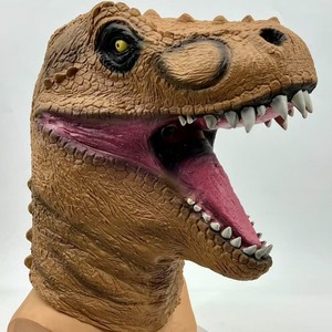 Máscara <span class=keywords><strong>de</strong></span> Látex <span class=keywords><strong>de</strong></span> Dinosaurio T-Rex, Tema Alien vs Depredador, Dientes Afilados, Cosplay <span class=keywords><strong>de</strong></span> Terror para Halloween, Máscara Facial Completa, 18+ - Product Image 4