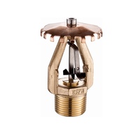 Sistem Sprinkler Kebakaran Otomatis Tipe Tegak Respon Cepat Kepala Sprinkler Perlindungan Kebakaran